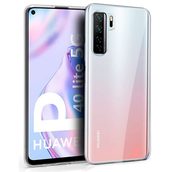 Funda COOL Silicona para Huawei P40 Lite 5G (Transparente)