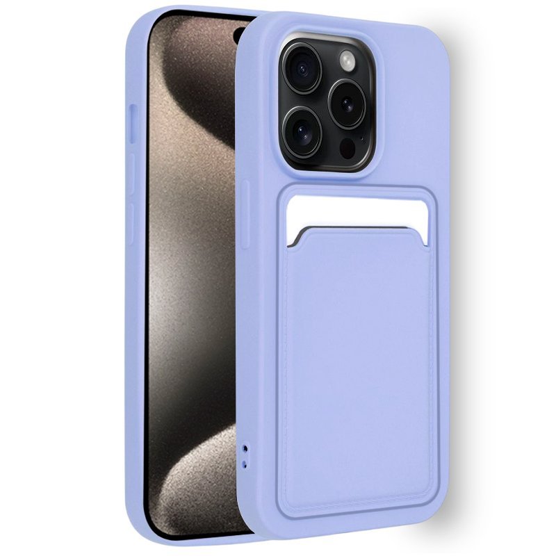 Carcasa COOL para iPhone 15 Pro Max Card Violeta