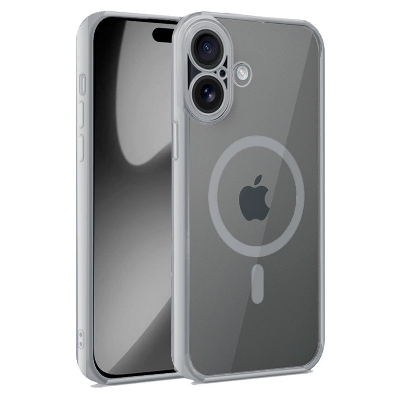 Carcasa COOL para iPhone 17 Magnética Borde Plata