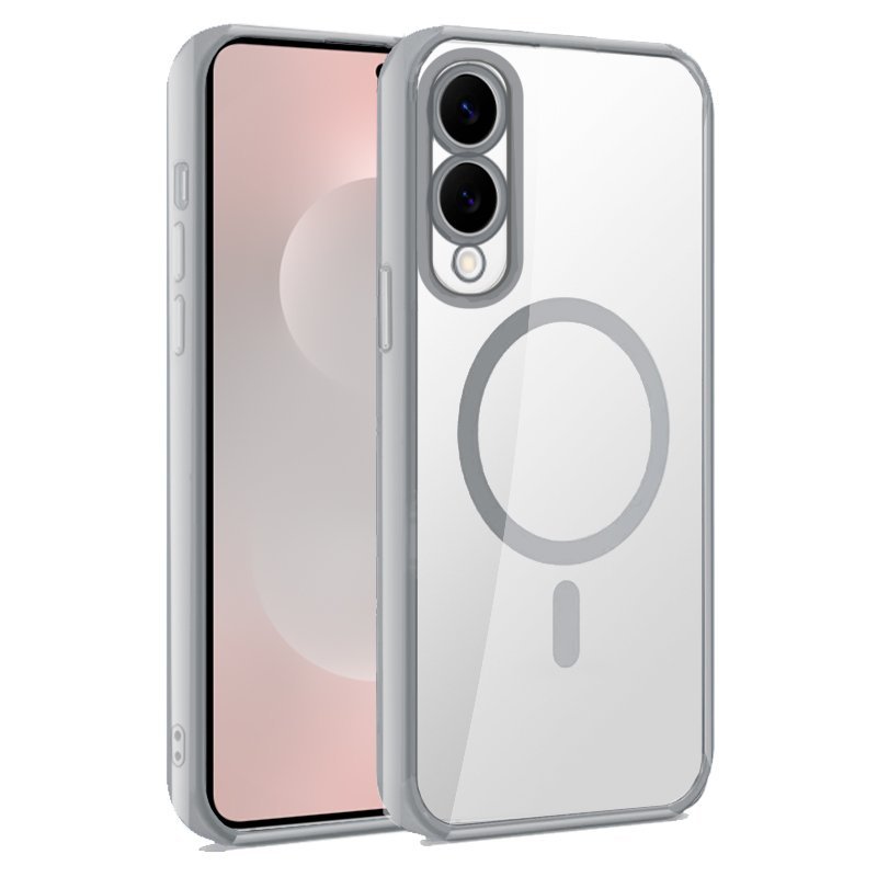 Carcasa COOL para Samsung S937 Galaxy S25 Edge Magnética Borde Plata