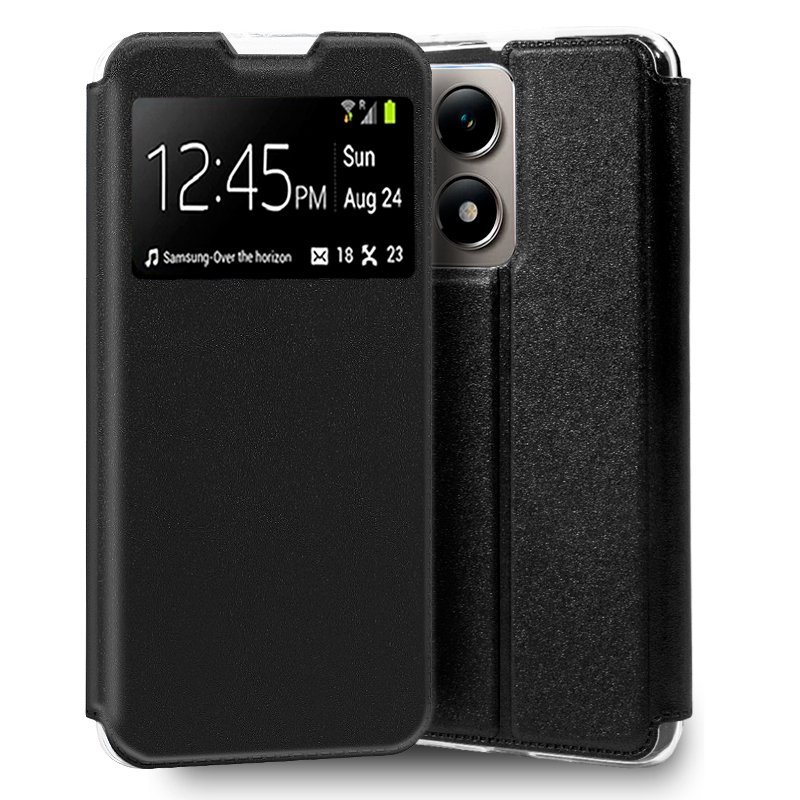 Funda COOL Flip Cover para Xiaomi 14T Pro Liso Negro