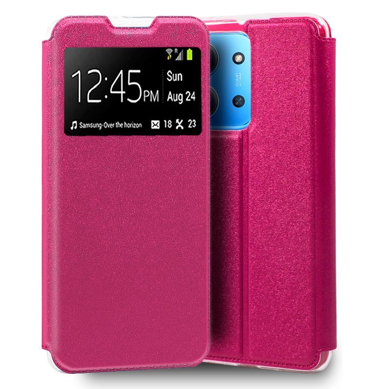 Funda COOL Flip Cover para Xiaomi Redmi 15C / 15C 5G / Poco C85 Liso Rosa