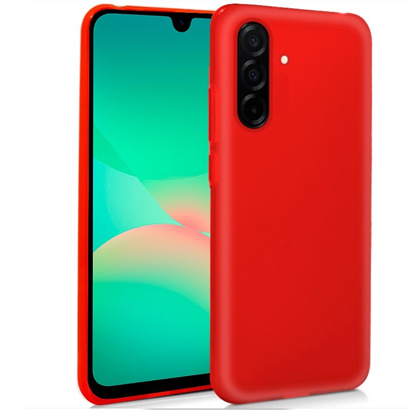 Funda COOL Silicona para Samsung A266 Galaxy A26 5G / A17 5G (Rojo)