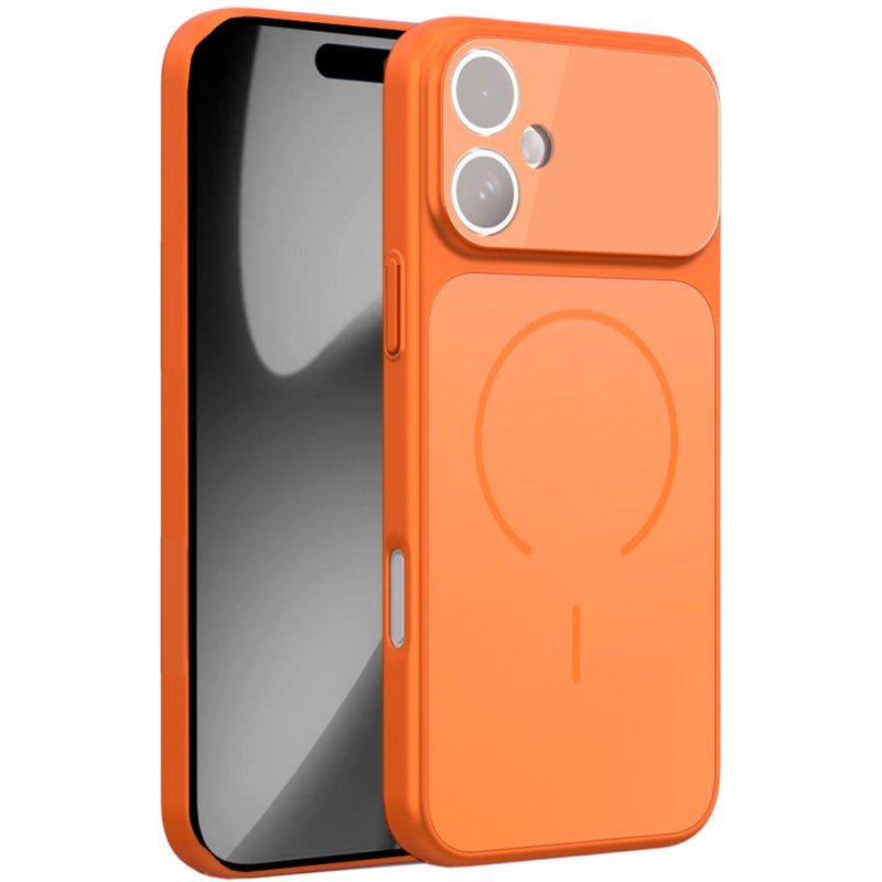 Carcasa COOL para iPhone 17 Magnética Cover Naranja
