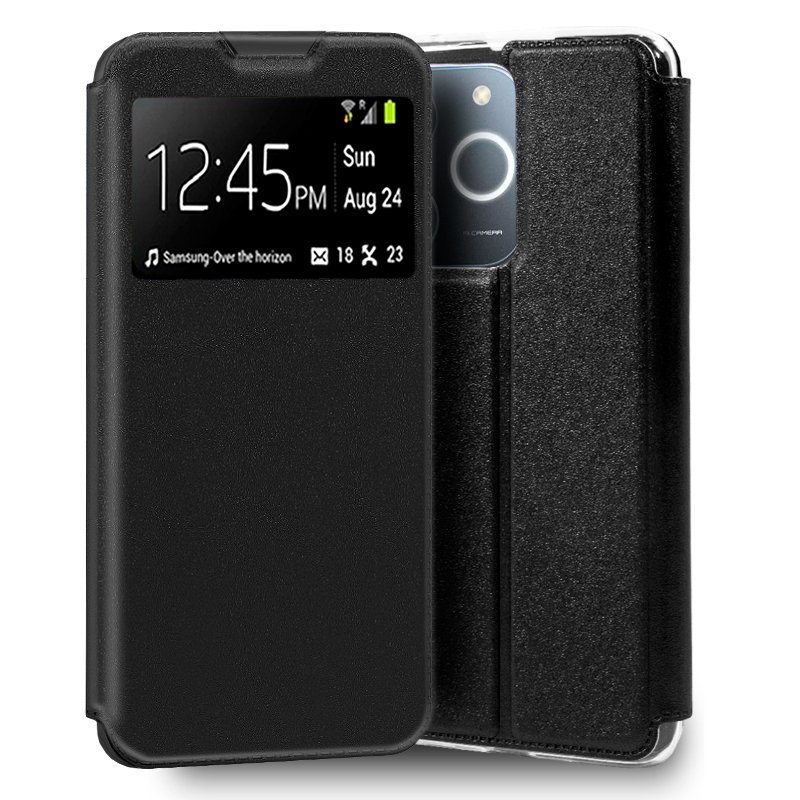 Funda COOL Flip Cover para Realme Note 70T Liso Negro