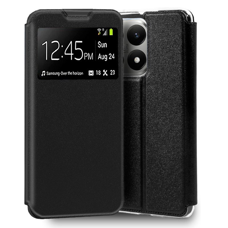 Funda COOL Flip Cover para Xiaomi 15T Liso Negro