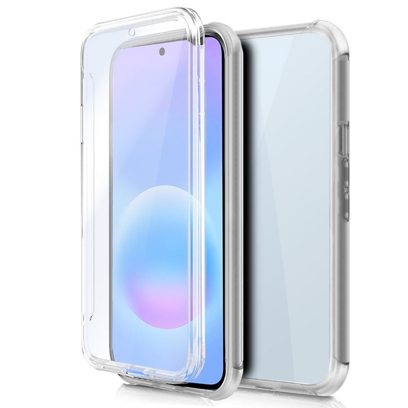Funda COOL Silicona 3D para Samsung A576 Galaxy A57 5G (Transparente Frontal + Trasera)