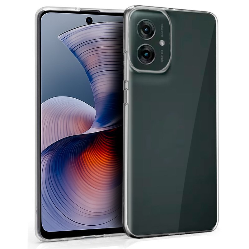 Funda COOL Silicona para Motorola Moto G55 5G (Transparente)
