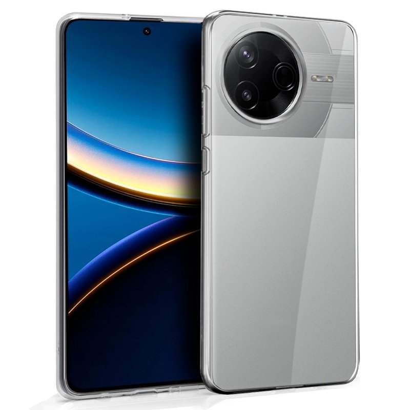 Funda COOL Silicona para Xiaomi Poco F7 Pro 5G (Transparente)
