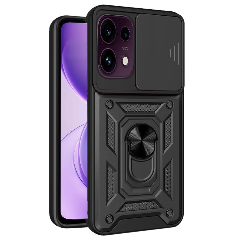 Carcasa COOL para Oppo Reno 16F 5G / 16 FS 5G Hard Ring Negro